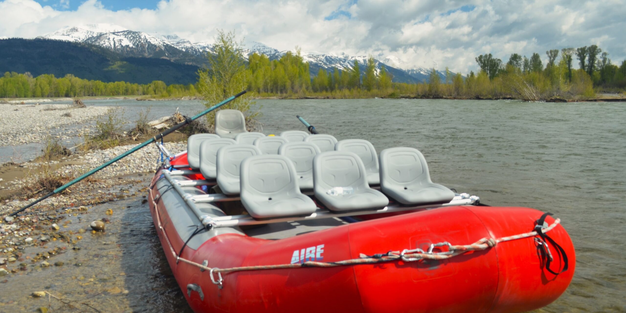 custom Snake River raft frame
